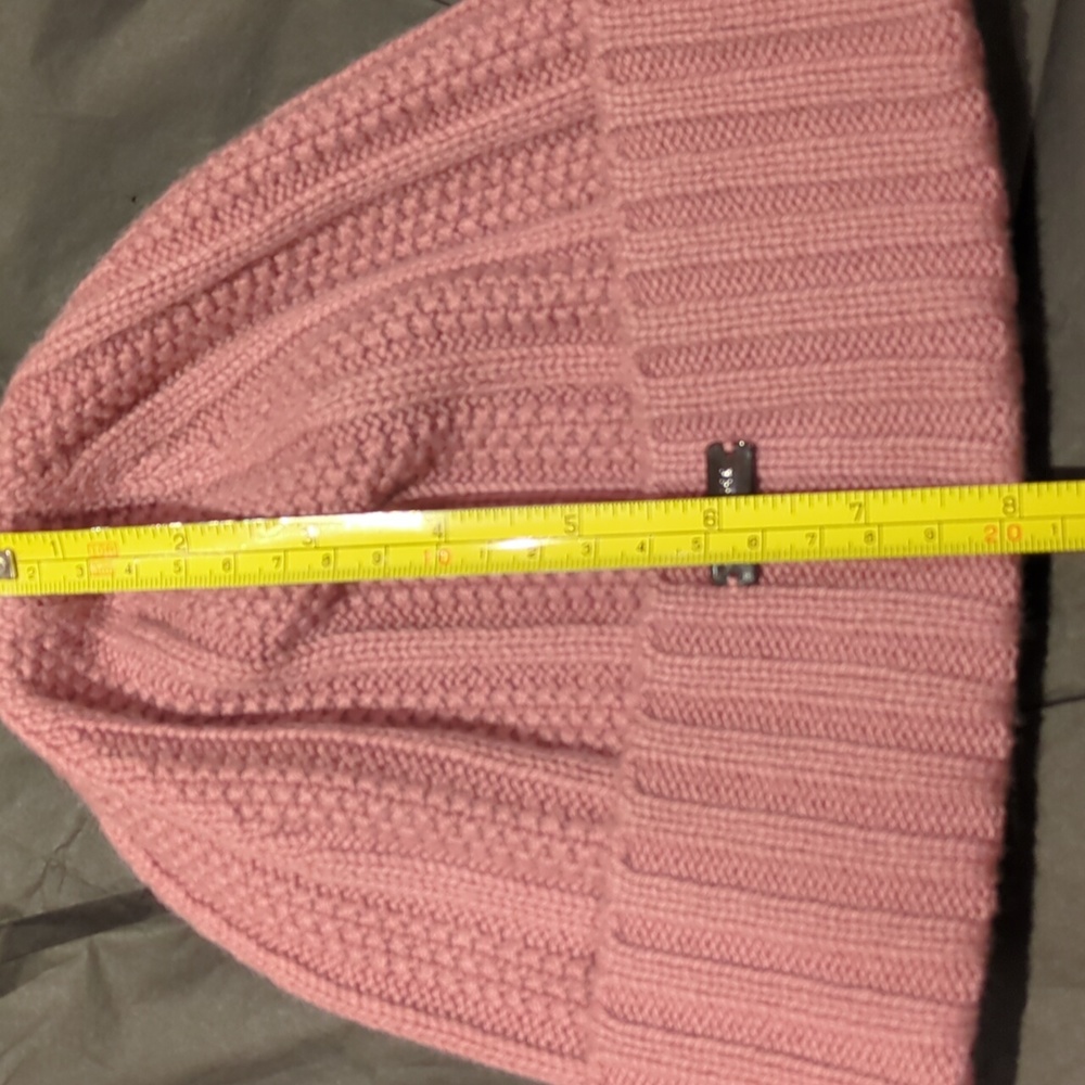 Coach Cashmere Seed Stitch Knit Hat - Picture 6 of 6